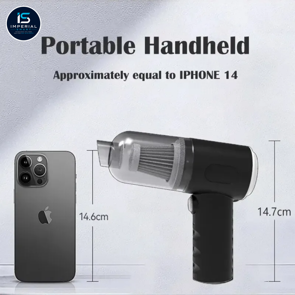 Mini Aspiradora de Mano Para Autos y Hogar