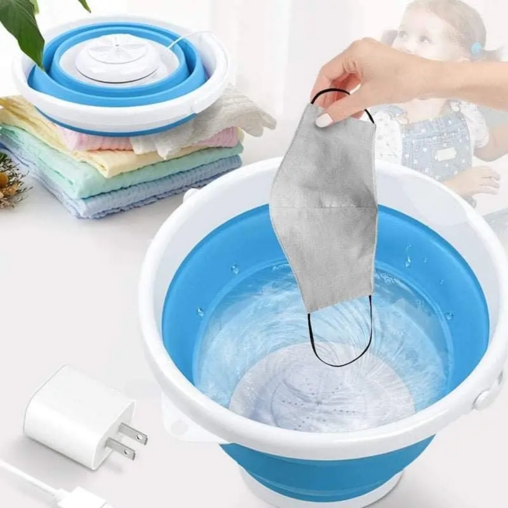 Mini Lavadora Plegable 5 Litros